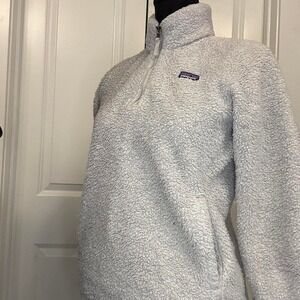 Patagonia Kids Gray Quarter Zip Fleece Pullover Size XL (14)